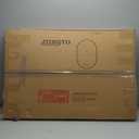 Oval Mirror for Wall, 24x36 Inch White Oval Bathroom Mirror, White Vanity Mirrors, Metal Floral Frame Mirror for Bedroom Living Room Hallway, Hangs Horizontally or Vertically