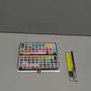 Artecho Watercolor Paint Set 100 Colors with Metallic in Portable Box, Paint Kit with Watercolor Papers and Brushes, Water Color Set for Beginners & Professionals