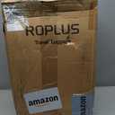 ROPLUS Softside Expandable Luggage with 4 Spinner Wheels, Durable Carry-On Luggage Suitcase (Black, 21-Inch)