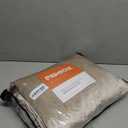 PRIMROSE Champagne Velvet Curtains 84 inch Long for Living Room, Set of 2 Panels Blackout Rod Pocket Back Tab Window Treatment Room Darkening Heavy Decorative Curtains Drapes for Bedroom