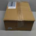 Garwarm 20" Caged Ceiling Fan With Light, Flush Mount Bladeless Fandelier With Remote, Small Low Profile for Bedroom, Kitchen, Dining Room, White Gold