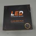 Compatible with Silverado 1500 2007-2022; Silverado 2500 3500 2008-2022 Light Bulbs High and Low Beams, 4 pcs