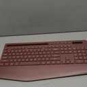 Wireless Keyboard and Mouse Combo - Full-Sized Ergonomic Keyboard with Wrist Rest, Phone Holder, Sleep Mode