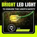 100ft Power Outdoor Extension Cord & Indoor - Waterproof Electric Drop Cord Cable - 3 Prong SJTW, 10 Gauge, 15 AMP, 125 Volts, 1875 Watts, 10/ 3 ETL Listed, by LifeSupplyUSA - Green (1 Pack)