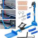 Car Sheet Metal Dent Repair Tool - Automotive Sheet Metal Repair Tools,PDR Tools with Pull Row and ot Pieces,3 in 1 PDR Dent Puller Kits