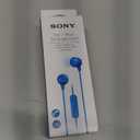 Sony MDREX15AP In-Ear Earbud Headphones with Mic, Blue