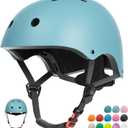 Glaf Toddler Helmet for 2-8 Years Kids Bike Helmets Baby Girls Boys Multi-Sport Adjustable Skateboard Bicycle Helmet Lightweight 4 Sizes for Toddlers (XS: 18.9-19.7 / 48cm-50cm, Dark Blue)