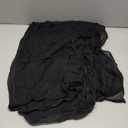 Women's Black Embroidered Chiffon Dupatta,Chunni,Dupatta, Stole.