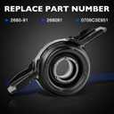 Driveshaft Center Support Carrier Bearing Compatible with 2007-2008 Kia Sorento 3.3L 3.8L, Replace 2680-91 268091 0709C3E951, Drive Shaft Center Support Bearing
