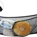 Premium Truck Bed Cargo Net Organizer 60 x 18 inches Envelope Style Trunk Mesh Storage Net with ABS Hooks Elastic Automotive Cargo Net for Pickup Truck Bed, RV, GMC