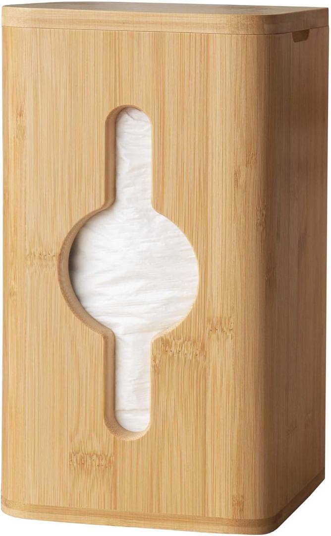Trash Bag Dispenser – Wall Mounted & Stackable Garbage Bag Holder Dispenser for Kitchen & Pantry | Durable, Minimal, and Effortlessly Organized