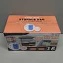 Cozy Essential Travel Vacuum Storage Bags with Rechargeable Cordless Electric Pump, Space Saver Bags for Luggage, Suitcase, Carry-On, for Clothes, Blankets, Comforters, Pillows, 16 Combo