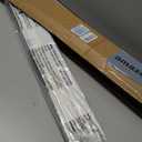 LazBlinds No Drill Vinyl Mini Blinds, 35" W x 64" H, White
