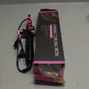 1/2 Inch Small Curling Iron for Short Hair, Dual Voltage Small Curling Wand with 2 Heat Settings 430F & 450F for Tight Curls, Pink