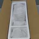 EFISPSS Flower Planter 5 inch Ceramic Plant Pots with Drainage Holes and Ceramic Tray - Gardening Home Desktop Office Windowsill Decoration Gift Set of 4 - Plants NOT Included (White)