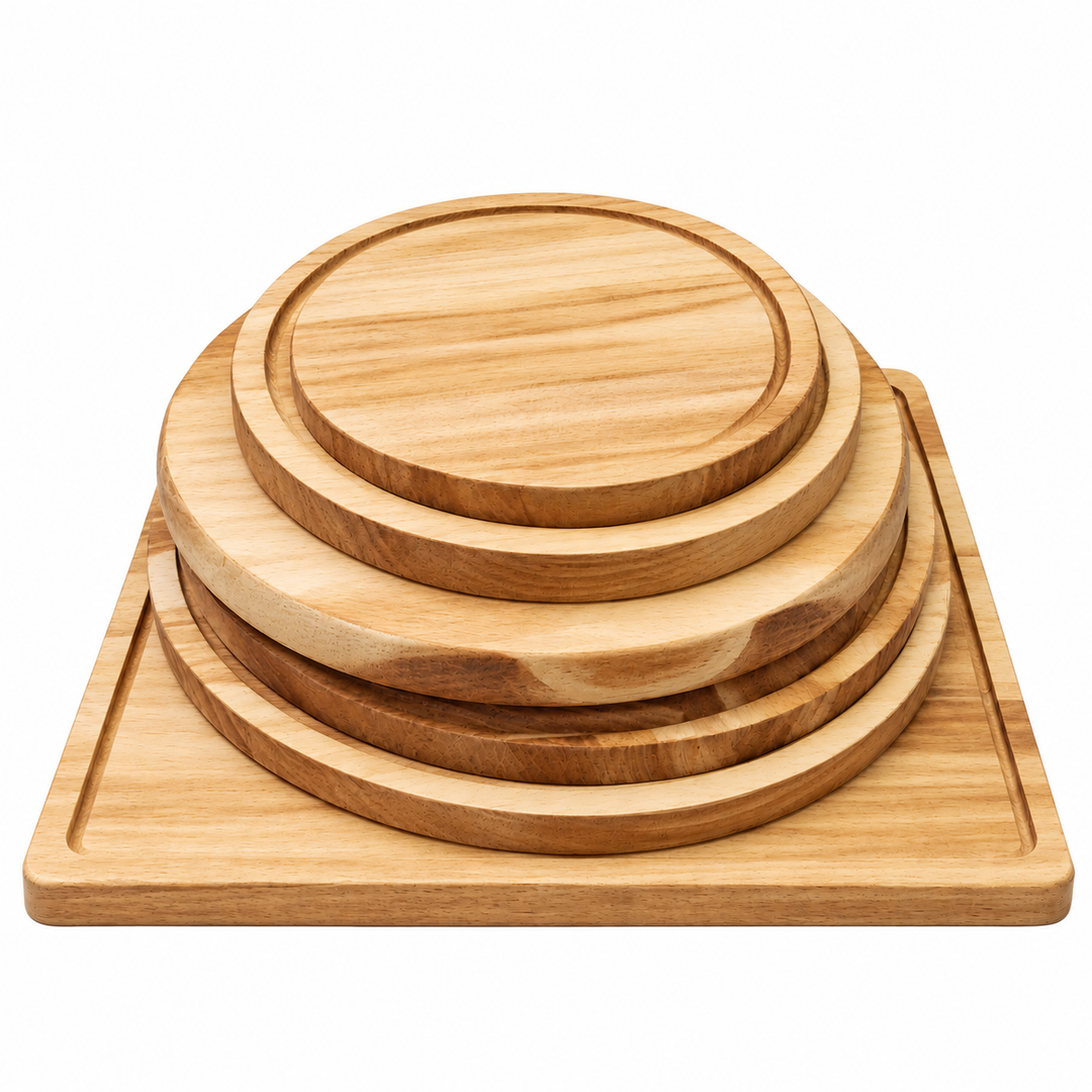 Wooden Cutting Board Set – 5 Pieces