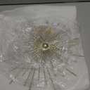 3 Pack Gold Sunburst Mirrors for Wall Decor Circle Flowers Mirrors Decorative Gold Hanging Wall Art Flowers Mirror for Home Living Dinning Room Bedroom Bathroom Boho Decoration(Cute)