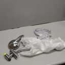 Handheld Showerhead & Rain Shower Combo for Easy Reach, 27.5" Drill-free Stainless Steel Slide Bar, 5of 5-setting Handheld Shower and Showerhead, with 5ft Hose - Polished Chrome