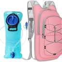 Hydration Backpack - Lightweight Water Backpack with 2L Water Bladder Bag, Running Hydration Vest Backpack for Men Women, Hydration Pack for Hiking, Cycling, Climbing MIYCOO Pink