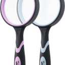 Mr. Pen- Magnifying Glass, 2 Pack, 10X Magnifier, 75mm Glass Lens, Magnifier for Reading for Close Work, Non-Slip Handheld Reading Magnifier for Kids and Seniors, Nature Exploration
