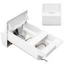 Upgraded 241860803 Refrigerator Ice Bucket Replacement for Frigidaire Refrigerator Ice Maker Replacement with Ice Bin Container Auger Assembly AP4300918 LFSS2612TF0 FFSS2615TS0 FFHS2611PFEA