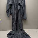 NY Threads Mens Robe with Hood, Luxury Plush Fleece Hooded Mens Bathrobe, Spa Bath Robe for Men 73x 51 inch