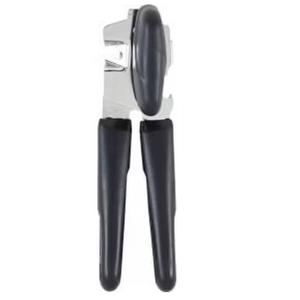 Heavy Duty Hand Can Opener Manual with Magnet, Durable Sharp Carbon Steel Blade Smooth Cutting, Big Effort-Saving Knob & Soft Grip Handle, Multifunctional Kitchen Tool with Bottle Opener