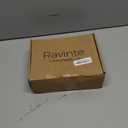 Ravinte 60 Packs (30 Pairs) 3/8" Inset Matte Black Cabinet Hinge, Self Closing Hinges for Kitchen/Bathroom/Furniture Cabinets & Doors. Decorative Hardware with Door Bumper.