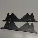 Stainless Steel Stove Gap Covers,Stove Gap Filler, Range Trim Kit, Stove Gap Guards, Heat Resistant and Easy to Clean, Easy retractable Length 13.8" to 27.5", Width 0.79",Black(2PCS)