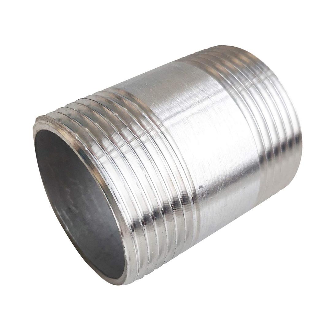 1-1/2" Male x 1-1/2" NPT Male Threaded Pipe Fitting, SS304 Stainless Steel Nipple Cast Pipe, 1.97" Length (1.5 Inch)