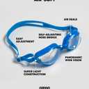 Arena Unisex Adult Air-Soft Anti-Fog Swim Goggles Men and Women Light Comfortable Design Cushioned Seals Non Mirror Lens