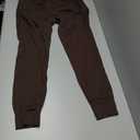 SANTINY Women's Joggers Pants Pockets Drawstring Running Sweatpants for Women Lounge Workout Jogging (Medium, Brown)