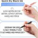 10 x Gel Pens, 7pcs 0.5mm Quick Dry Black Ink Fine Point Smooth Writing Pens, Cute Teacher Work Desk Accessories Office School Supplies Gifts for Men Women Student Nurse, Valentines Day Gifts for Kids (Multicolor & 7 Morandi)