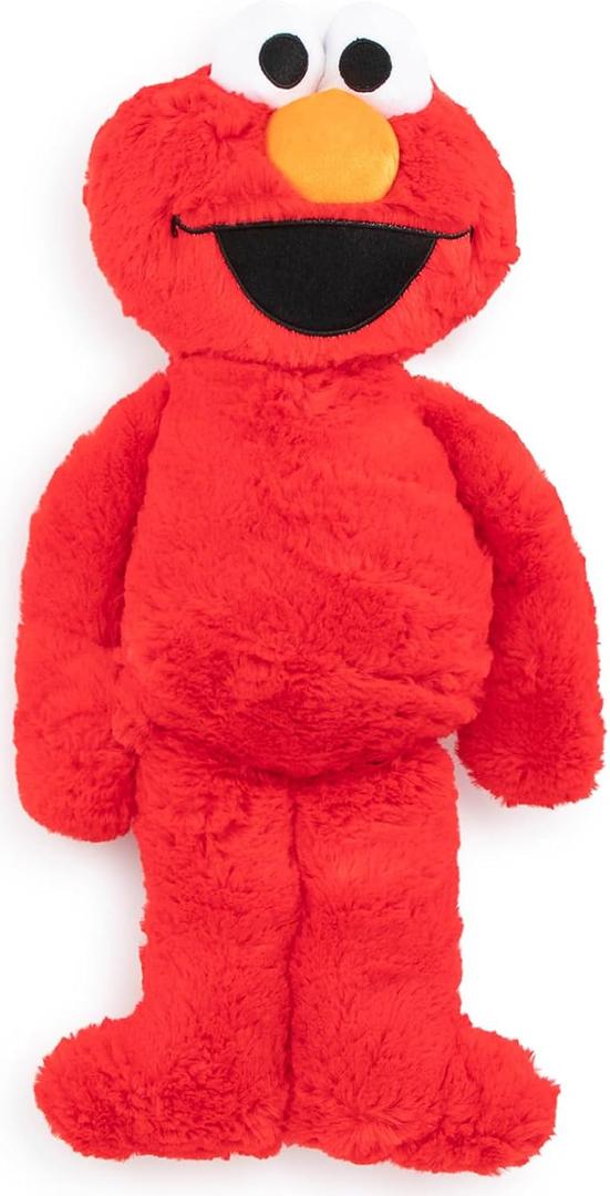 Jay Franco Plusg Pillow Buddy Super Soft Polyester Microfiber | Sesame Street Elmo 22 inch (Official Sesame Street Product)