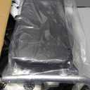 Rolling Shower Chair with Wheels for Elderly and Disabled, Foldable Wheelchair Lightweight Folding, Bedside Commode Chair With Arms For Toilet (Black, L)