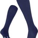 FITRELL 2 Pack Baseball Soccer Softball Socks for Kids Youth Men & Women Over-the-Calf Knee High Socks,  Size: S