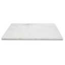 Diflart Natural Marble Pastry Board for Kitchen, 16x20 Inch, White, Marble Slab for Cheese, Cutting, Serving, Carrara Bianco Marble Stone Board, Christmas Thanksgiving Gift