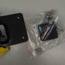 Harley Motorcycle License Plate Mount with 3 Holes - Premium Relocation Kit for Harley License Plate (Chrome)