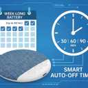 Under Pillow Speakers Bluetooth for Sleeping,Mini Portable Bed Thin Speaker Built-in White Noise Sound Machine Headphone for Side Sleeper(Blue)