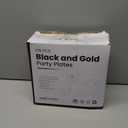 175 Pieces Disposable Plates , Paper Plates for Party, Dinnerware Set includes 25 pcs 9" diameter dinner plates , 25 pcs 7" diameter Dessert Plates, 25 Spoons, 25 Forks, 25 Knives, 25 Cups25 Napkin