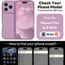 Vooii Magnetic for iPhone 17 Pro Case, Compatible with Magsafe (Premium Liquid Silicone) (Integrated Camera Control Button) Full Body Protective Anti-Scratch Microfiber Lining 6.3", Lavender Purple