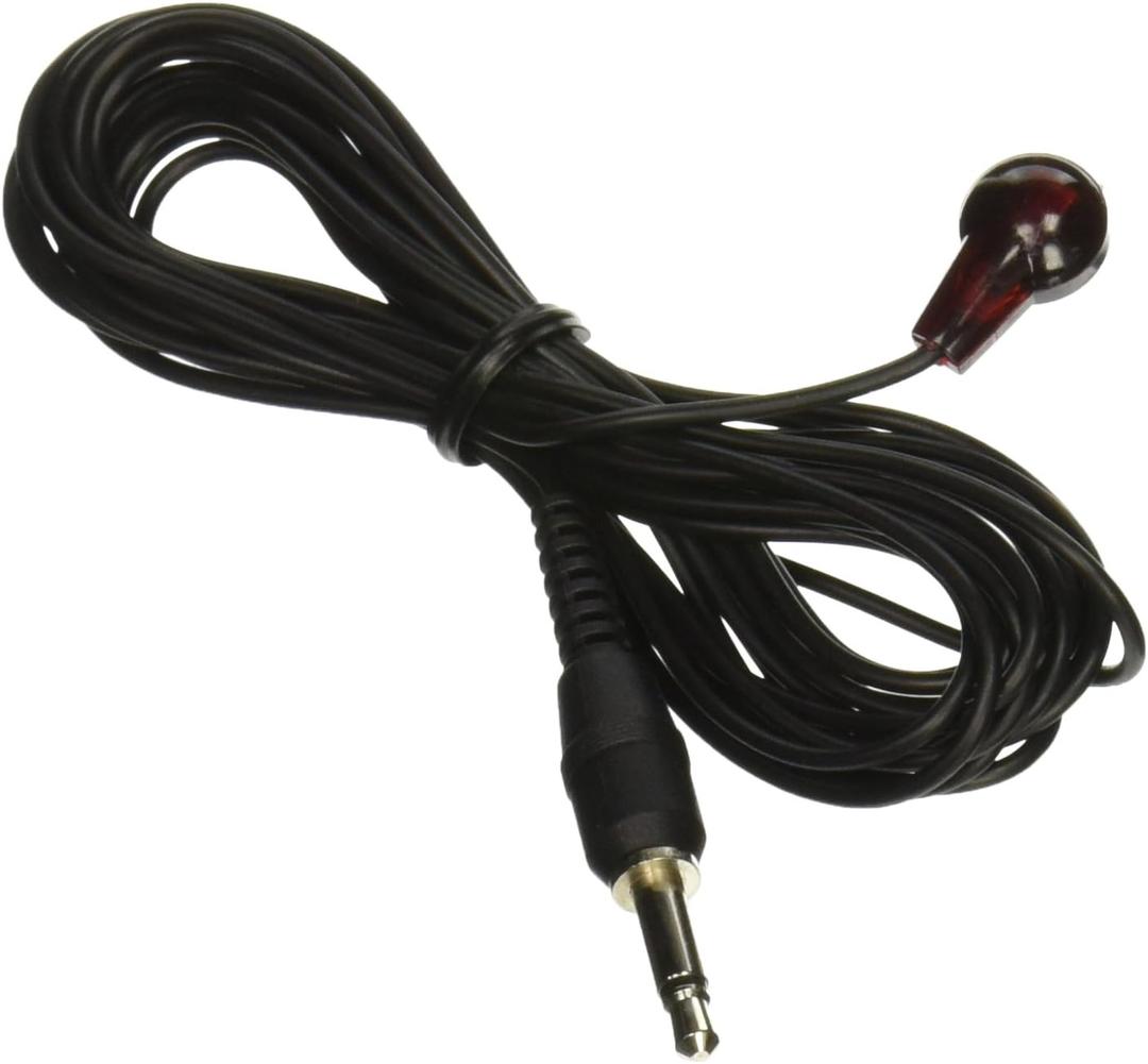 Legrand - C2G Single Infrared Emitter Cable, Black IR Emitter Cable, 10 Feet IR Infrared Emitter Extension Cable to Use with Remote Control Repeater Kit, 1 Count, C2G 40432 - TAA Compliant