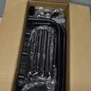 Kitsure Extra-Long Shoe Rack for Closet, Shoe Organizer for Front Door Entrance, Stackable Shoe Shelf, Detachable Closet Organizers and Storage, 39.0" Wide - 4 Tier, Black