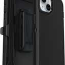 Defender Case Compatible with iPhone 15, Shockproof, Drop Proof, Ultra-Rugged with Port Protection, Includes Holster Clip Kickstand Black
