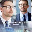 NOVIVON Reading Glasses for Women, Reading glasses men, Blue Light Blocking Readers, Computer eye glasses, Cheaters