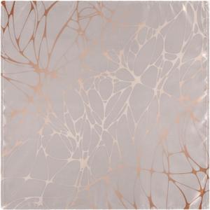 Pfrewn Rose Gold Marble Floral Cloth Napkins Set of 4 Marble Dinner Napkins Solid Washable Reusable Polyester Table Napkins Oversized 20"X20" with Hemmed Edges for Home Weeding Decoration
