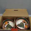 glowworm Christmas Cereal Bowls, 26 Oz Soup Bowls Set of 5 for Kitchen, Bowls Set for Rice, Oatmeal, Dessert, Dishwasher & Microwave safe