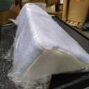  Touchutopia Neck Roll Pillow for Neck Pain Relief - Memory Foam Neck Support Pillow for Bed | Round Neck Pillow for Sleeping, 15.7 * 6 * 6nch (Cool-Blue)