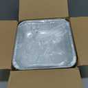 40 Pack 8x8 Aluminum Foil Pans - Square Baking Cake Pans Disposable - To Go Food Container Aluminum Tray, Perfect for 8'' Air Fryer