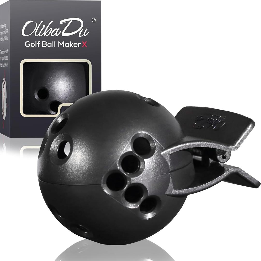 Golf Ball Marker Template for Rapsodo MLM2PRO Mobile Launch Monitor (Black)